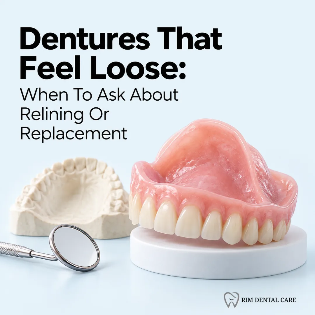 Dentures that Feel Loose: When to Ask about Relining or Replacement