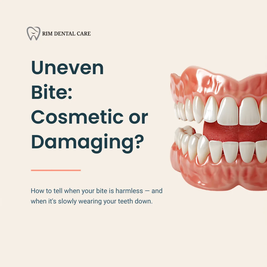 Uneven Bite: When It's Cosmetic and When It's Damaging Your Teeth